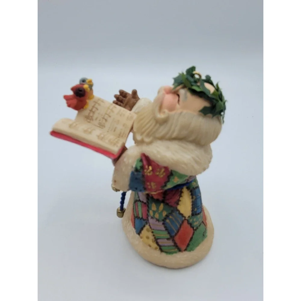 Hallmark Keepsake Christmas Ornament Toy Shop Serenade Santa Claus With Birds‎